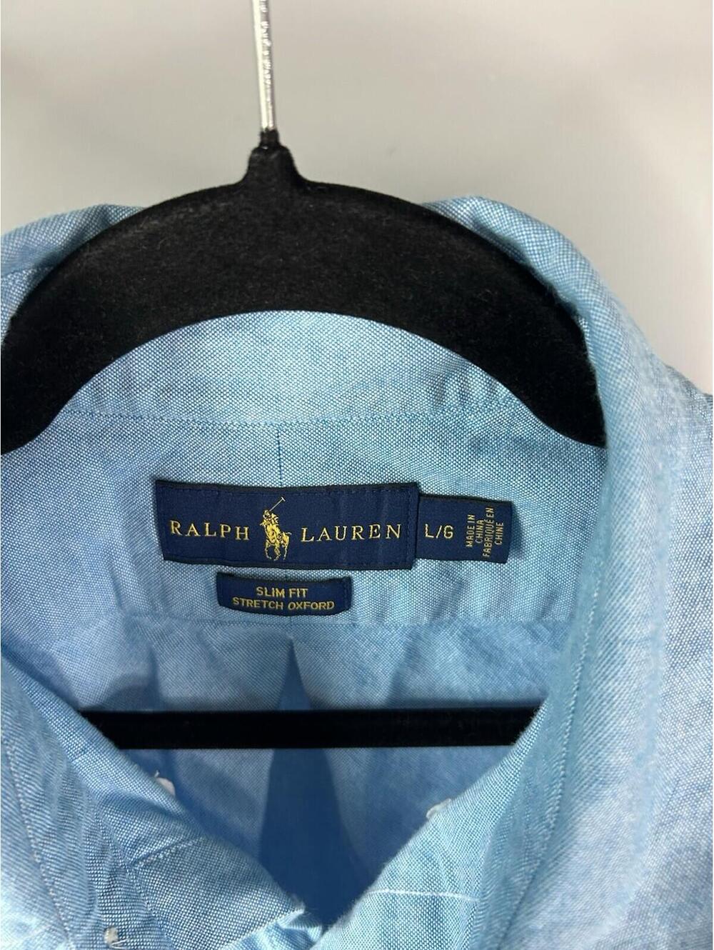 Polo Ralph Lauren Slim Fit Stretch Oxford Button Down Shirt Men’s Size Large - Picture 3 of 4